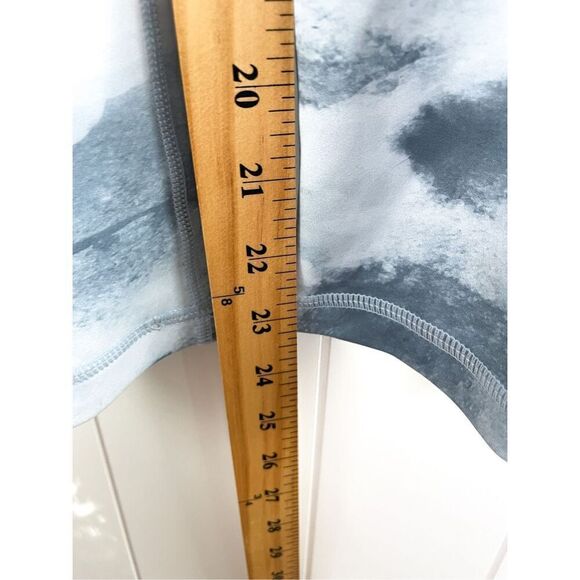 Anthro All Fenix Aryah 7/8 Legging Activewear Charcoal White Size L - Picture 11 of 13